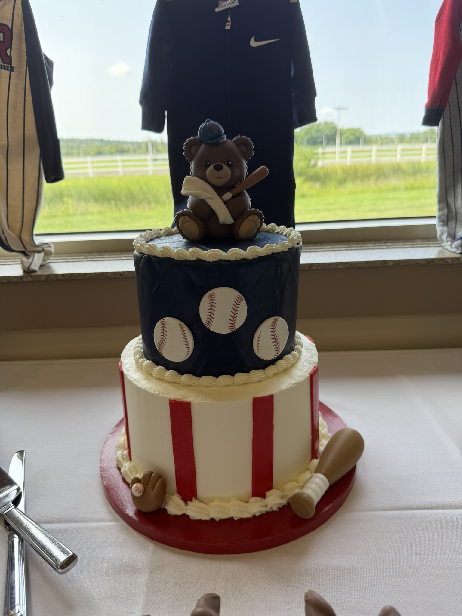 Custom celebration cake from Whisk & Sprinkles